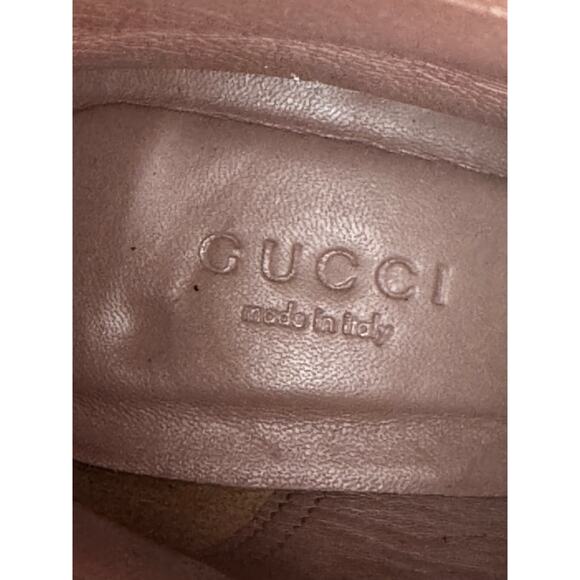 Gucci Black Calfskin Leather Knee-High Boots w Crystal Embellished Heels EU 36.5 - Picture 16 of 16